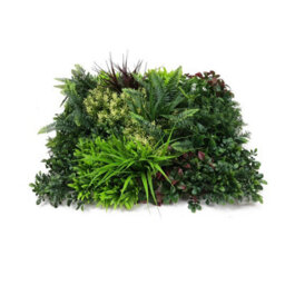 True Products Premium Artificial Green Plant Living Wall Panel 50Cm X 50Cm - Carnival D - thumbnail 2