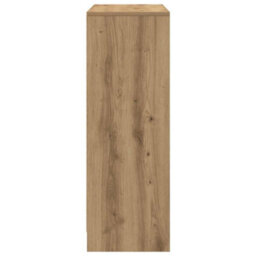 Berkfield Sideboard With Drawers And Doors Artisan Oak 73X31X90 Cm - thumbnail 7