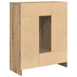 Berkfield Sideboard With Drawers And Doors Artisan Oak 73X31X90 Cm - thumbnail 8