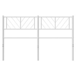 Berkfield Metal Headboard White 135 Cm - thumbnail 3