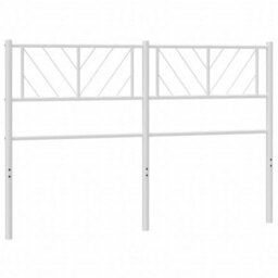 Berkfield Metal Headboard White 135 Cm - thumbnail 2