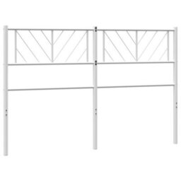 Berkfield Metal Headboard White 135 Cm - thumbnail 5