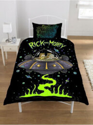 Rick And Morty Single Duvet Cover And Pillowcase Set - thumbnail 1