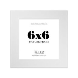 "15X15"" Red Picture Frame - 15X15"" Square Frame With 11X11"" Mount For 15X15""/11X11"" Pictures Moderrn Style Thin Edge, 1 Pack" - thumbnail 1