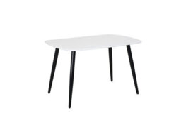 Core Products Aspen White 120Cm Rectangular Dining Table With 4 Grey Plastic Curve Design Chairs - thumbnail 6
