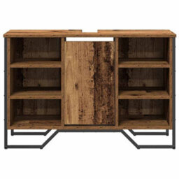 Walplus Sink Cabinet With Shelf Other Old Wood 91 X 35 X 60 Cm - thumbnail 5