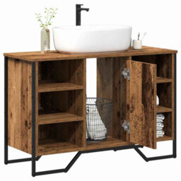 Walplus Sink Cabinet With Shelf Other Old Wood 91 X 35 X 60 Cm - thumbnail 3