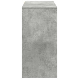 Berkfield Modern Grey Writing Desk Concrete Grey Concrete Standard Storage - thumbnail 7