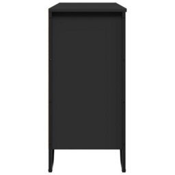 Berkfield Sideboard Black 101X35.5X74.5 Cm Engineered Wood - thumbnail 5