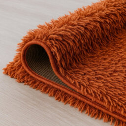 Uetian Terracotta Shaggy Rug Soft Deep Pile 5Cm Luxury Carpet For Living Room And Bedroom (120X170 Cm) - thumbnail 3