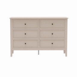 Melody Maison Large 6 Drawer Chest Of Drawers - Rowley Pale Cream Range - thumbnail 6