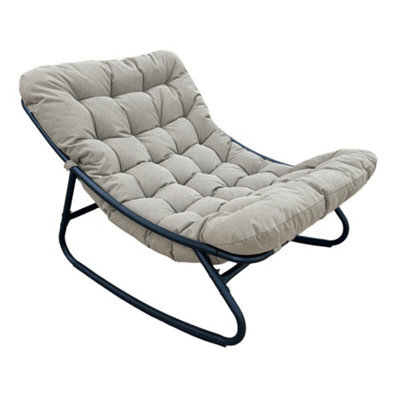 Solace Outdoor Rocking Chair - Light Brown - image 1