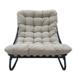 Solace Outdoor Rocking Chair - Light Brown - thumbnail 2
