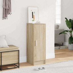 Berkfield Durable Shoe Cabinet Sonoma Oak 32X35X92 Cm Engineered Wood - thumbnail 2