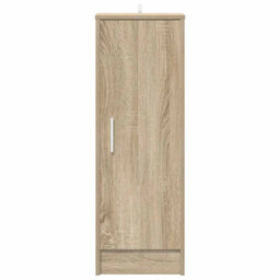 Berkfield Durable Shoe Cabinet Sonoma Oak 32X35X92 Cm Engineered Wood - thumbnail 5