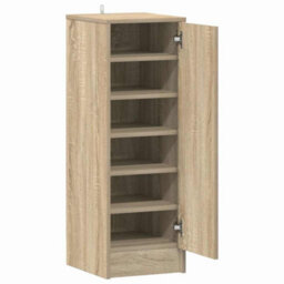Berkfield Durable Shoe Cabinet Sonoma Oak 32X35X92 Cm Engineered Wood - thumbnail 4