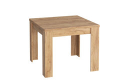 Furneo Modern Dining Table Only Extendable 90-180Cm Oak Effect Golden 01 - thumbnail 7