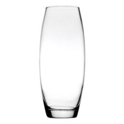 Urbn-Living Urbnliving 26Cm Height Clear Glass Bent Wedding Vase Flower Pot - thumbnail 1