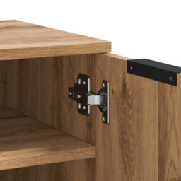 Berkfield Shoe Cabinet Artisan Oak 30X35X70 Cm Engineered Wood - thumbnail 8