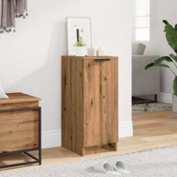 Berkfield Shoe Cabinet Artisan Oak 30X35X70 Cm Engineered Wood - thumbnail 3