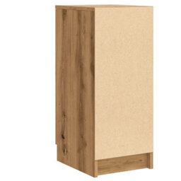 Berkfield Shoe Cabinet Artisan Oak 30X35X70 Cm Engineered Wood - thumbnail 6