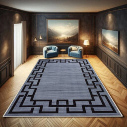 Ameha Extra Large Area Printed Rug Luxury Bedroom Living Room Greek Key Pattern Carpet Indoor/outdoor Floor Mat(Nico, 200X290 Cm) - thumbnail 7