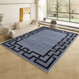 Ameha Extra Large Area Printed Rug Luxury Bedroom Living Room Greek Key Pattern Carpet Indoor/outdoor Floor Mat(Nico, 200X290 Cm) - thumbnail 2