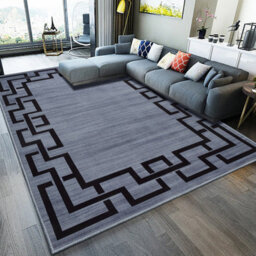 Ameha Extra Large Area Printed Rug Luxury Bedroom Living Room Greek Key Pattern Carpet Indoor/outdoor Floor Mat(Nico, 200X290 Cm) - thumbnail 4