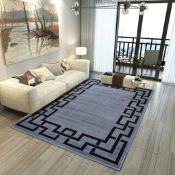 Ameha Extra Large Area Printed Rug Luxury Bedroom Living Room Greek Key Pattern Carpet Indoor/outdoor Floor Mat(Nico, 200X290 Cm) - thumbnail 5