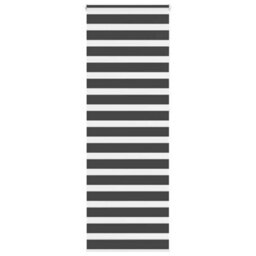 Berkfield Zebra Blind Black 75X230 Cm Fabric Width 70.9 Cm Polyester