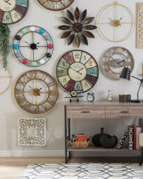 Beliani Wall Clock Nottwil 61 Cm Metal Gold - thumbnail 2