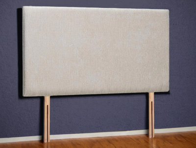 Livorno Strutted Upholstered Headboard 4Ft Small Double - Naples Cream - image 1