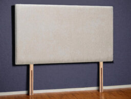 Livorno Strutted Upholstered Headboard 4Ft Small Double - Naples Cream - thumbnail 1