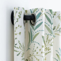 A.unique Home Room Darkening Metal Extendable Curtain Pole With Rings And Fittings - Black, 180Cm - 340Cm Approx - thumbnail 4