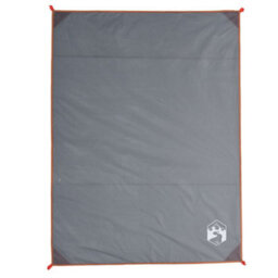 Picnic Blanket With Pegs Grey And Orange 205X155 Cm - thumbnail 2