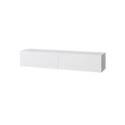 "Decortie Francy Wall-Mounted Tv Unit Modern Media Centre Tv Cabinet 42"" White 135Cm" - thumbnail 2