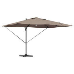 Berkfield Cantilever Roma Parasol Taupe, Black 352 X 251 X 265 Cm - thumbnail 3