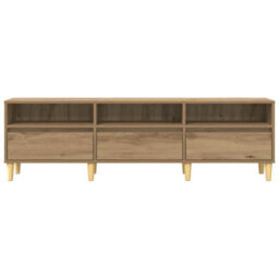 Berkfield Tv Cabinet Artisan Oak 150 X 30 X 45 Cm Engineered Wood - thumbnail 6