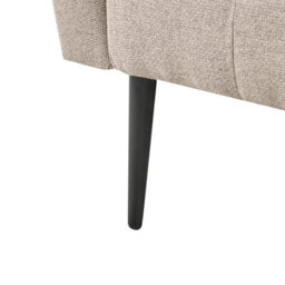 Beliani Chaise Longue Nantilly Fabric Light Brown - thumbnail 8