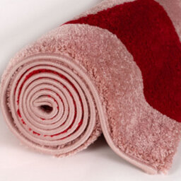 The Rugs Joli Red And Pink Chequered Rug Soft Dense Pile Easy To Clean And Pet Friendly For Living Rooms And Bedrooms - thumbnail 7