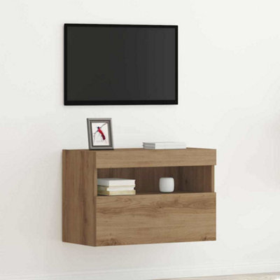 Walplus Tv Wall Cabinet Artisan Oak 60 X 30 X 40 Cm Engineered Wood - image 1