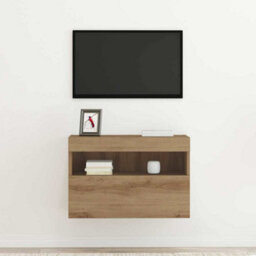 Walplus Tv Wall Cabinet Artisan Oak 60 X 30 X 40 Cm Engineered Wood - thumbnail 5