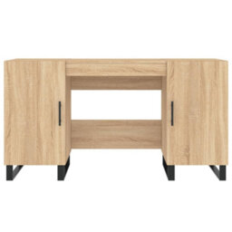 Berkfield Desk Sonoma Oak 140X50X75 Cm Engineered Wood - thumbnail 6