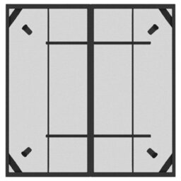 Berkfield 5 Piece Garden Dining Set Anthracite Metal Mesh - thumbnail 7