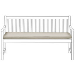 Beliani Bench Seat Pad Cushion Vivara 152 X 54 Cm Beige - thumbnail 1