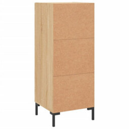 Berkfield Sideboard Sonoma Oak 34.5X34X90 Cm Engineered Wood - thumbnail 8