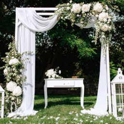 Deconovo Net Curtains Solid Semtransparent Voile Valance Sheer Voile Curtains For Living Room 140X545 Cm White Set Of 1 - thumbnail 2