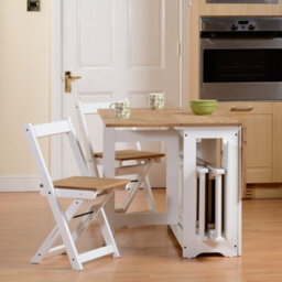 Seconique Santos Butterfly Dining Set White  Distressed Waxed Pine - thumbnail 2