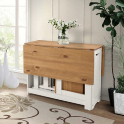 Seconique Santos Butterfly Dining Set White  Distressed Waxed Pine - thumbnail 4