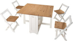 Seconique Santos Butterfly Dining Set White  Distressed Waxed Pine - thumbnail 5